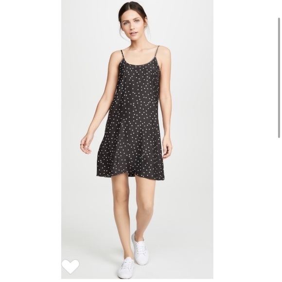 ATM Silk Polka Dot Slip Dress. - Picture 1 of 7